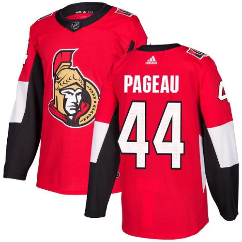 Adidas Senators #44 Jean-Gabriel Pageau Red Home Authentic Stitched NHL Jersey